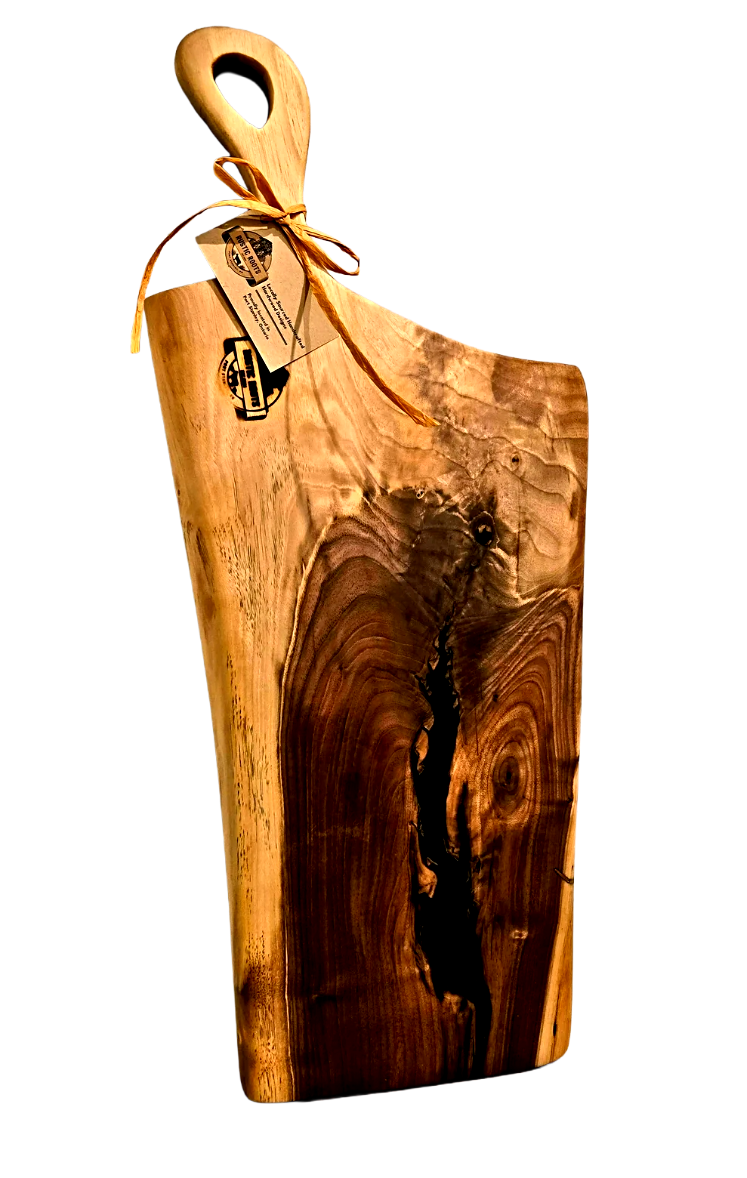 Unique Dark Walnut with Dark Epoxy Accents